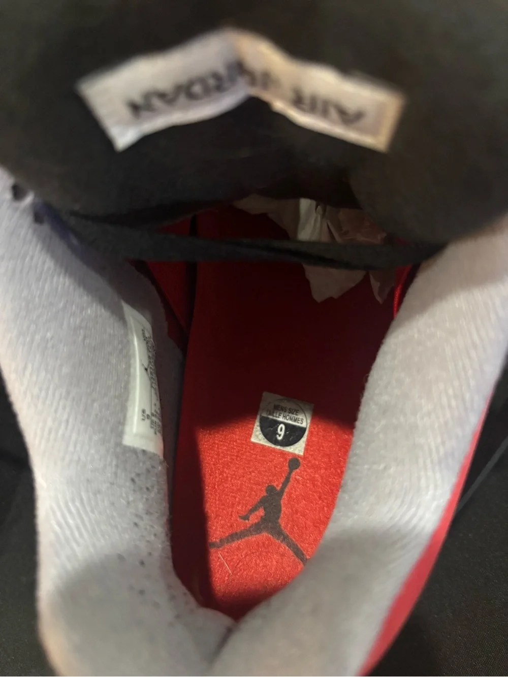 Jordan Air Jordan 4 Retro Toro Bravo Red Black White  FQ8138-600. Sz 9